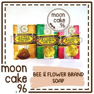 SABUN TAWON IMPORT BEE & FLOWER BRAND BEAUTY SOAP SANDAL WOOD / ROSE / JASMINE