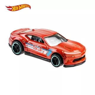 Hot Wheels Anniversary Orange and Blue 18 Camaro SS - Mainan Mobil Balap