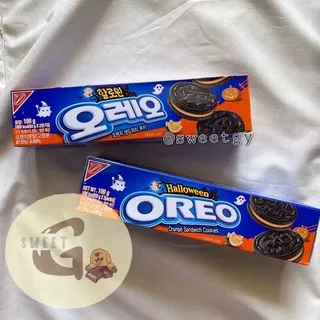 [LIMITED EDITION] Nabisco Halloween Oreo / Oreo Halloween / Oreo Halloween Korea / Orange Sandwich Cookies / Oreo Sandwich Cookies / Oreo Import / Korean Oreo