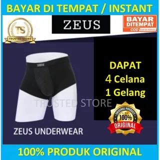 Zeus Underwear - Zeus Celana Dalam Kesehatan As Seen On TV - Original - Dapat 4 Pcs + 1 Gelang