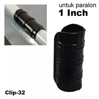 Jirifarm (11927) Klip Plastik UV Clip-32 Ukuran Paralon 1 Inchi