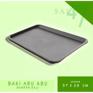 BAKI SAJI / Baki, abu-abu / baki abu2 NAMPAN SAJI ukuran 37x29cm