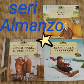 Little House seri Almanzo (new) Ulang Tahun Petani Pekan Raya Musim Dingin Di Petanian Anak Laki Living Book Terjemahan Bilingual Indonesia Inggris English Laura Ingall Ingalls Children Picture Book Original Educative Edukatif Edutivity Toddler Kid Kids