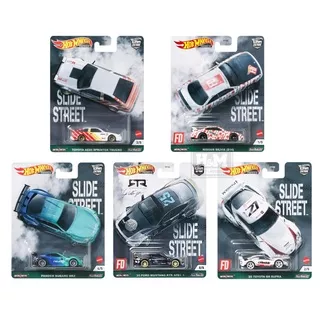 Hot Wheels Premium Slide Street - Hot Wheels Car Culture - Set 5pcs