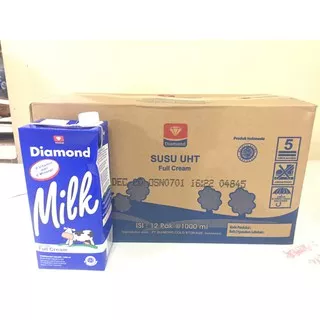 Susu UHT Diamond 1L - KARTONAN GRAB GOJEK