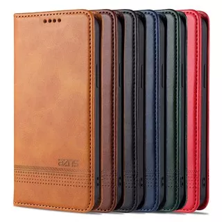 Samsung Galaxy A71 A51 A31 A21S A11 M11 A01 Core A02 Casing Wallet With Card Slot Magnetic Flip Cover Leather Case