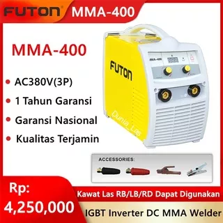 FUTON Mesin Las Travo Trafo Las MMA 400 IGBT Inverter Welding 400A 3P MMA-400
