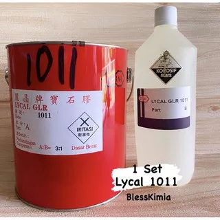 Resin Lycal 1011 (KERAS) dgn Katalis - Resin lycal-Lycal 1011