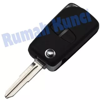 Casing Kunci Lipat Flip Key Mitsubishi Grandis Mirage + Pad Tombol