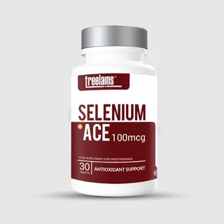 Selenium ACE 100 mcg treelains, 30 Tablets, Multivitamin, Suplemen Makanan, Vitamin A+C+E Selenium