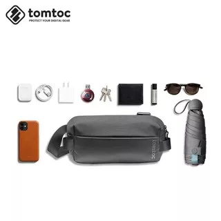 TOMTOC Urban Commute Crossbody Bag for Ipad Mini & Gadgets H02-A04D