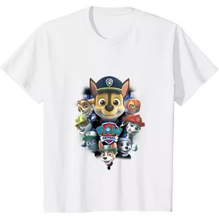 Baju Anak Paw Patrol Chase, Marshall, And Rubble T-Shirt
