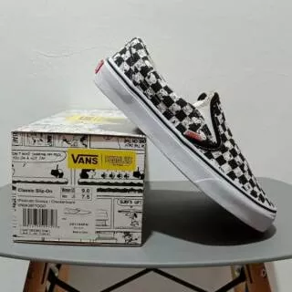 [Socca_Shoes] Vans Slip On Checkerboard Snoopy Waffle ICC Original Premium Quality