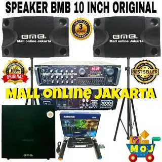 Paket karaoke BMB original sound system subwoofer BMB 12 inch aktif