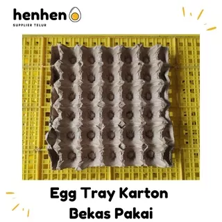 EGG TRAY KARTON BEKAS PAKAI WADAH TELUR TELUR READY STOCK