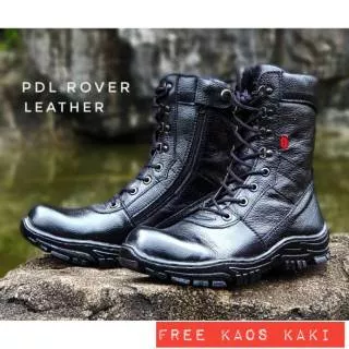 SEPATU KICKERS BOOTS SAFETY KULIT ASLI UJUNG PAKAI BESI ADVENTUR TOURING PDL GAYA MOTOR PRIA