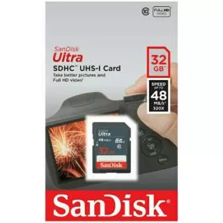 SanDisk 32GB SD Card Ultra / SDHC UHS-I Card /  SDCard 48MB/s ORIGINAL