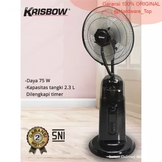 Kipas Angin Kabut Uap Krisbow Misty Fan 2.3 Ltr / Pendingin Ruangan / Kipas Angin Air