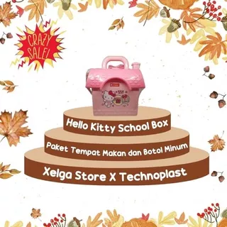 Technoplast Hello Kitty, Minion, Frozen, Marvel School Box, Doraemon Kotak Bekal Rumah Unik, Tembakan Lunch Box and Bottle Set