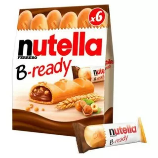 Nutella Bready Ferrero/Nutella B-ready-Biscuit Isi Nutella Coklat Exp. Mei 2022