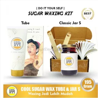 Cool Sugar Wax Original Waxing Kit Penghilang Pencabut Bulu Rambut Ketiak Ketek Kaki dan Kemaluan