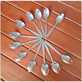 Sendok Makan Tebal Stainless Steel  isi 12 Pcs Berkualitas By HS Table Ware