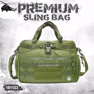 Tas Selempang Sekolah Matougui 181123 Tactical Messenger Bag Import