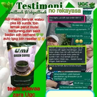 pelangsing badan Luntur lemak 1000% original Umi green coffee