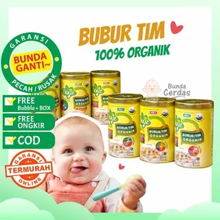 Bunda Cerdas Nayz Bubur Kaleng Non Msg Bayi Sehat 300gr Non instant Tematik Bubur Bayi Organik Makanan Mpasi Bayi Bubur tim Beras Organik Sereal Anak Bubur Kemasan Vitamin Anak Makanan Bayi Mpasi Organik Babyfood Bubur Makanan Pendamping Asi Bubur Instan