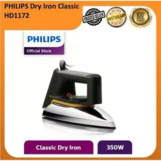 Setrika Philips Classic HD1172 Gosokan Philips HD 1172 Original Garansi Resmi 350watt