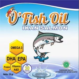 O`Fish Oil Minyak Ikan Salmon