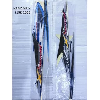 Striping Karisma 2005  karisma X 125D | stiker bodi motor karisma 125d