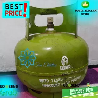 Tabung Gas LPG 3Kg + Isi - Segel (Instant & Sameday)