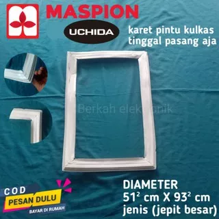 KARET PINTU KULKAS UCHIDA MASPION 1 PINTU TINGGAL PASANG PRAKTIS