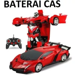 Mobil Remot Kontrol Ferrari Berubah Jadi Robot | RC Mobil Bugatti