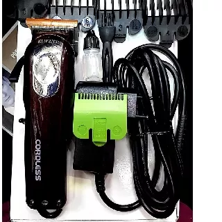 Model Baru -  Alat Cukur Rambut Rechargeable Charge Klipzich KZ 800 BONUS Sepatu 0.5