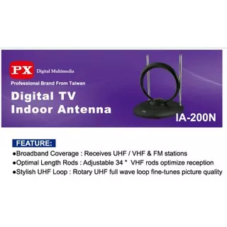 Digital tv indoor antenna PX IA-200N - antena tv indoor digital