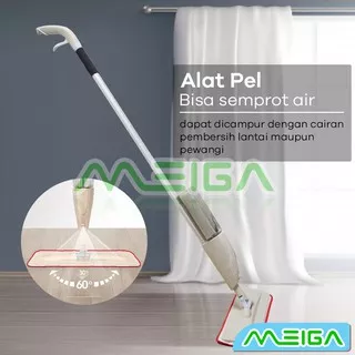 MEIGA Spray Mop Alat Pel Lantai Semprot Hemat Praktis Hemat Air Diskon WARNA BIRU/HIJAU CUC-106