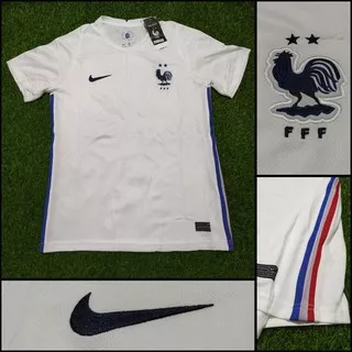 Jersey Kaos Baju Bola France Perancis Prancis Away Putih 2020-2021 Grade Ori Big Jumbo XXL 2XL