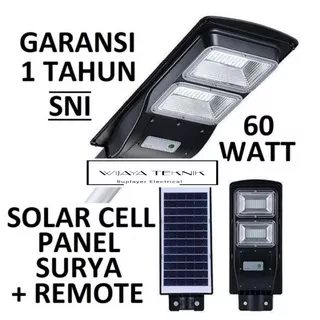 Lampu Jalan PJU LED Solar Cell 60W Panel Surya SOROT 60watt SolarCell