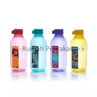 (PRODUK ORIGINAL 100%) Tupperware Eco Bottle Square 500ml 1pcs warna acak tempat minum TERMURAH