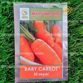 Bibit / Benih Baby Carrot Wortel Baby ( My Home Seed )