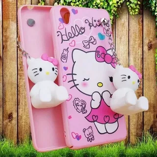 Case With Stand Boneka Hello Kitty Beruang Bears Oppo A39 A57 F3 Casing Silikon Softcase Characters Cartoon