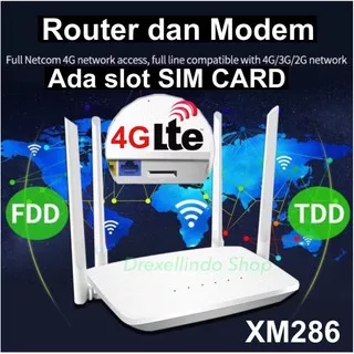XM286 4G LTE Modem Wireless Router SMARTCOM 300mbps Cpe With Sim Card Slot