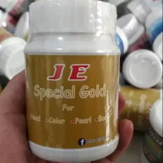 Pelet JE special Gold pelet ikan louhan makanan ikan louhan 100gr size M gold head colour body