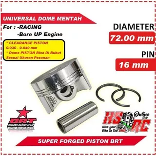 Piston Racing SUPER Forged BRT 72.00mm Pen 16mm Scorpio Satria Fu Seher Racing 72 Enduro Seker