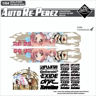 Decal Hotwheels Autoreperez - Anime Kimono Girls universal