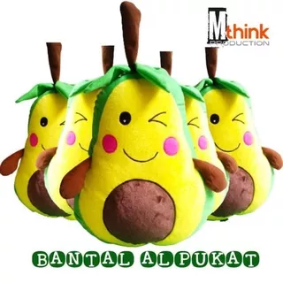 Bantal karakter buah avocadoa alpukat empuk lucu original