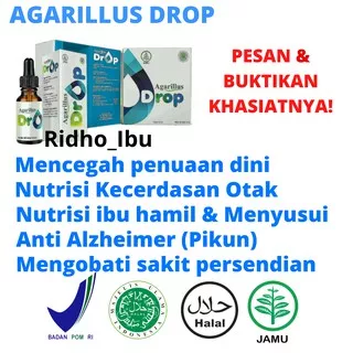 Agarillus Drop Original | Agarillus Drop mengobati sakit sendi Kolestrol Asam Urat Jantung & Rematik