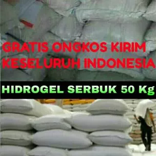 HIDROGEL HYDROGEL 50 KG MEDIA TANAM HIDROGEL KRISTAL SAP IMPORT no